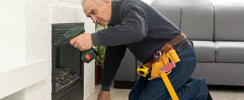 New Indoor Fireplace Installation in Mokena, Illinois
