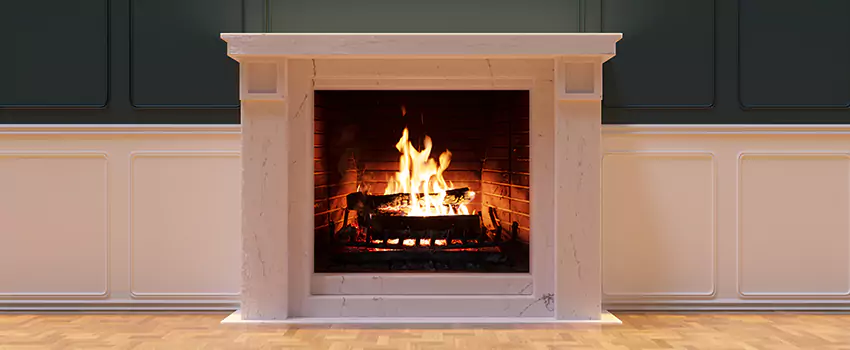 Open Flame Wood-Burning Fireplace Installation Services in Mokena, Illinois