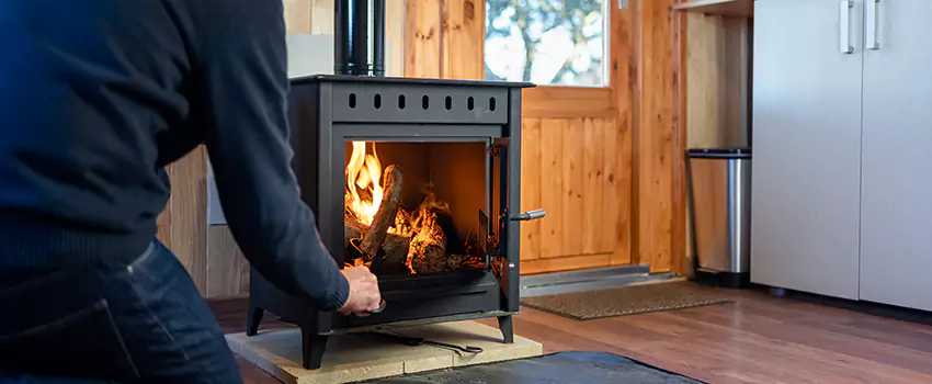 Open Hearth Wood Fireplace Installation in Mokena, IL