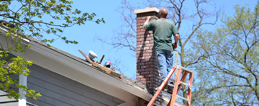 Vinyl and PVC Chimney Flashing Installation in Mokena, IL