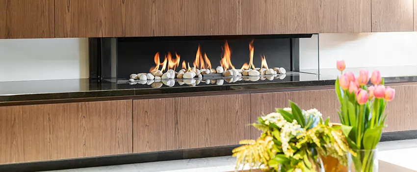 Double-height Fireplace Design Refurbishment in Mokena, Illinois